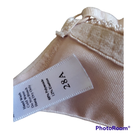 The Little Bra Company Pink Mercedes Petite Demi Push Up Bra - Size 28A - Picture 4 of 7